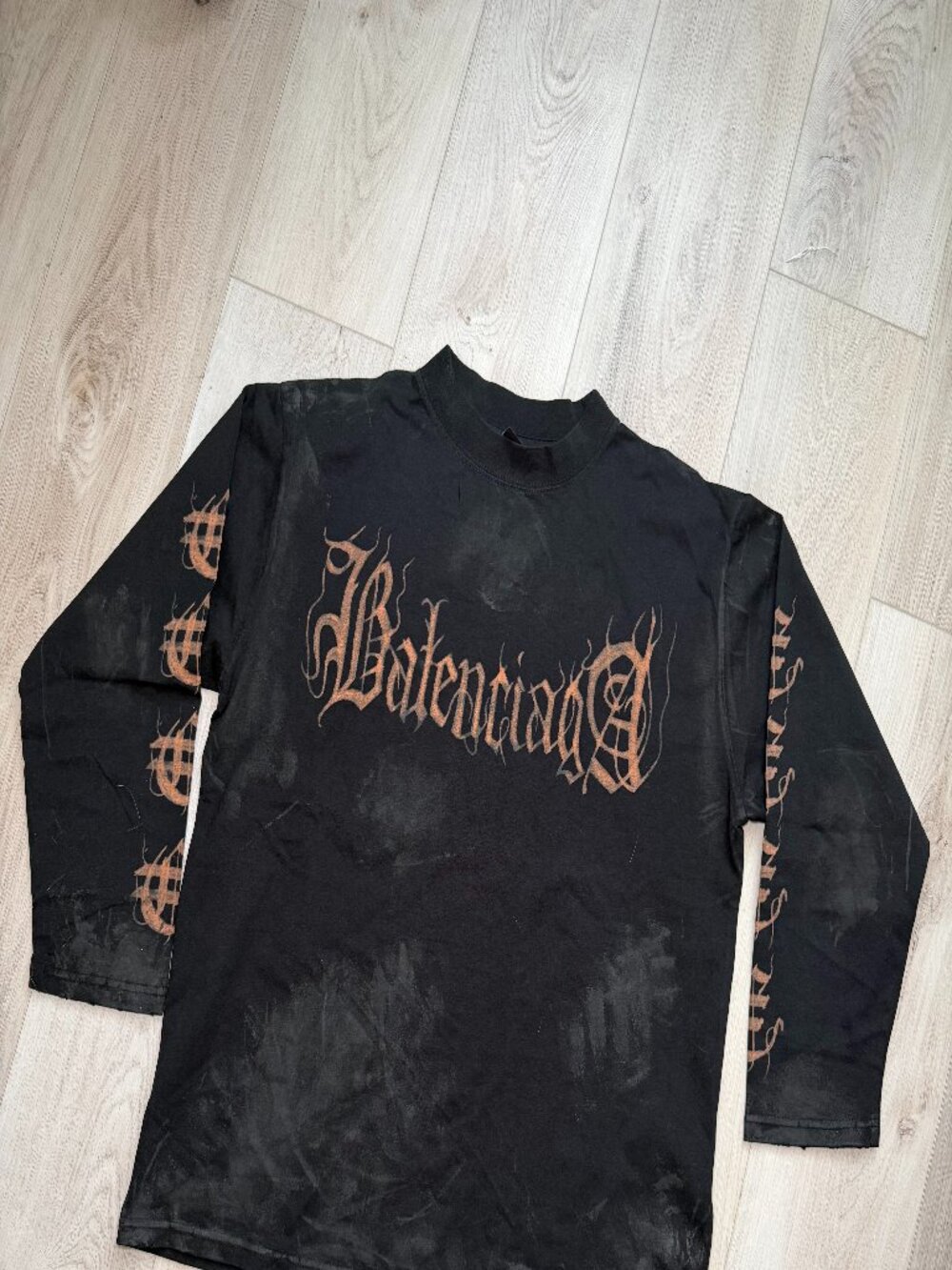Balenciaga T short tee long sleeve